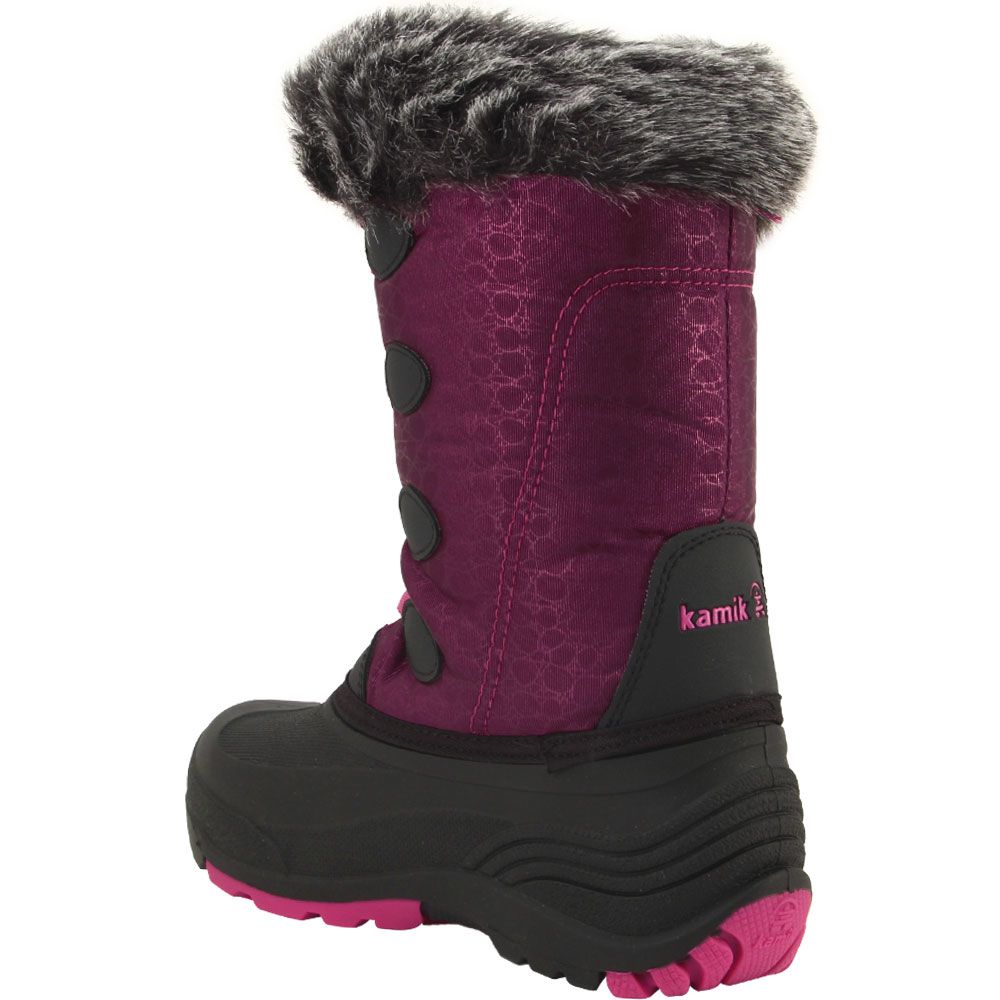 Kamik Snowgypsy Winter Boots - Girls Plum Back View