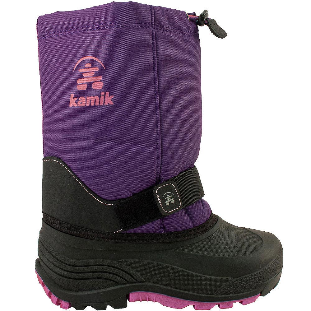 Kamik Rocket Youth Winter Boots Purple Pink Side View