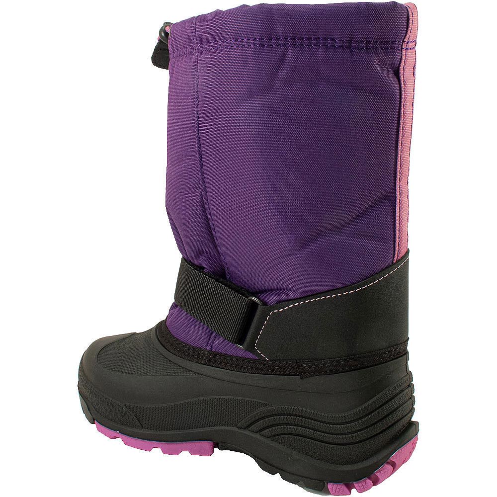 Kamik Rocket Youth Winter Boots Purple Pink Back View