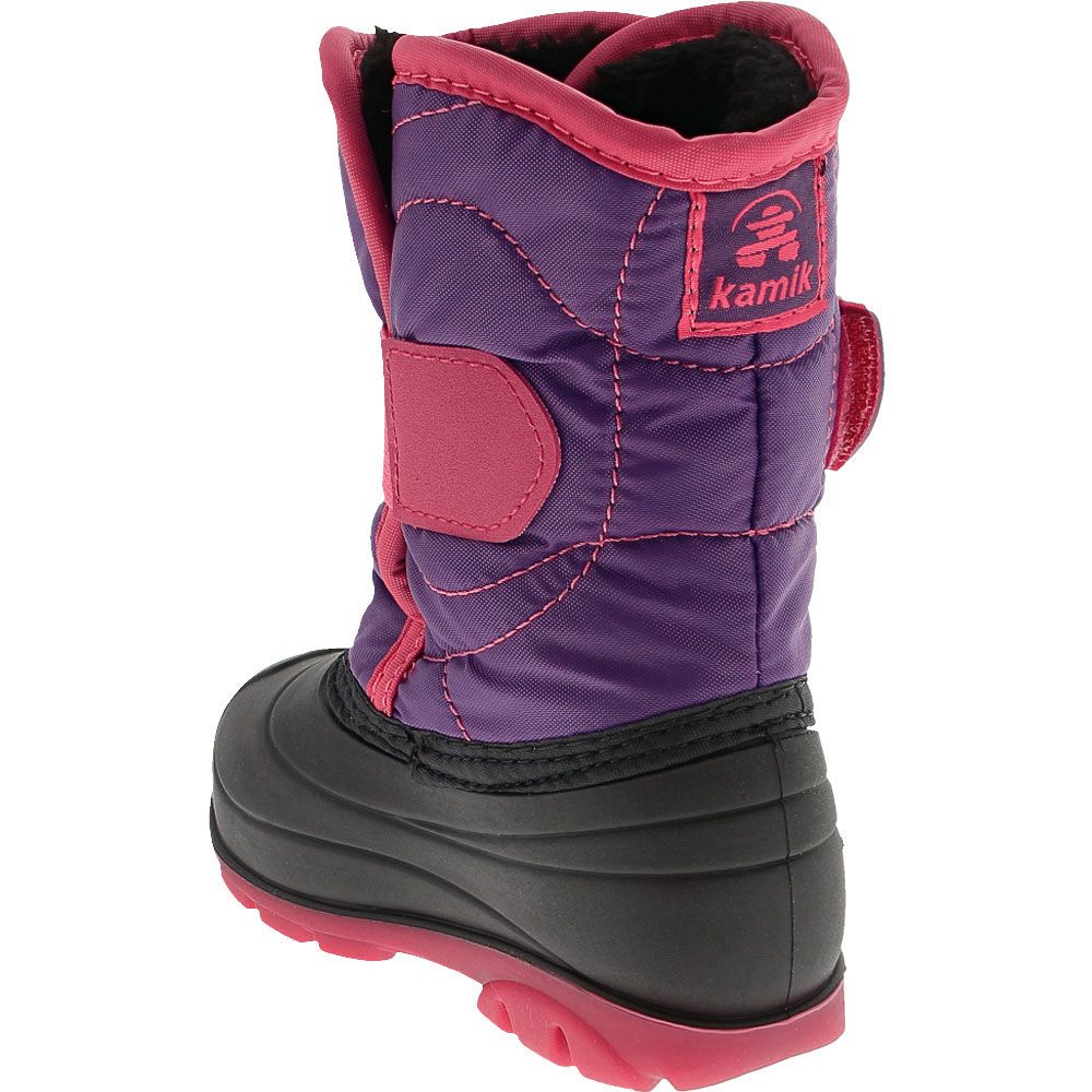 Kamik Snow Bug 3 Winter Boots - Baby Toddler Violet Back View