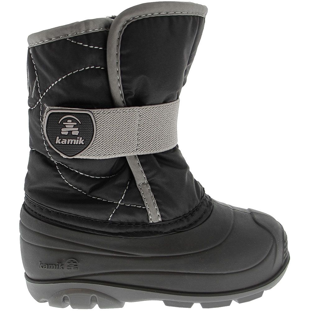 Kamik Snow Bug 3 Winter Boots - Baby Toddler Black Black Side View