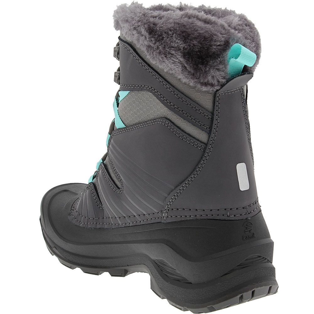 Kamik Iceland F Winter Boots - Womens Charcoal Back View