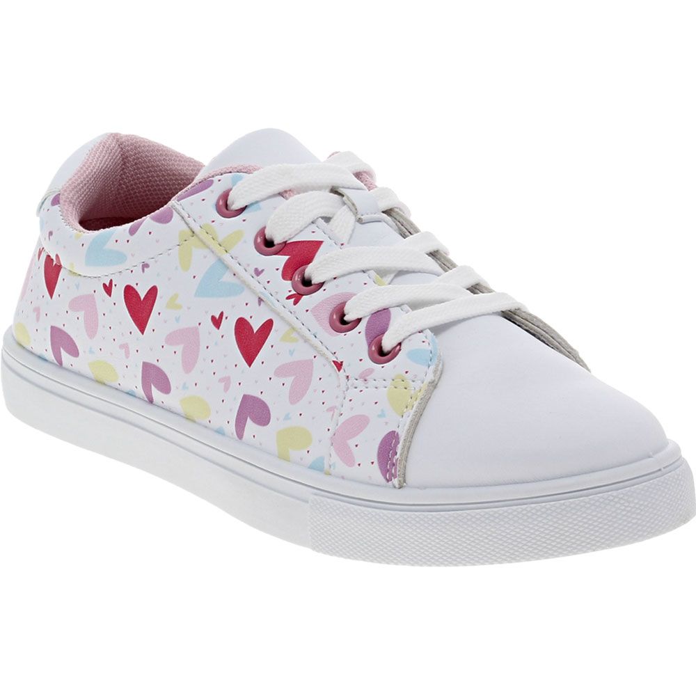 Kensie Hearts Lifestyle - Girls White Pink Hearts