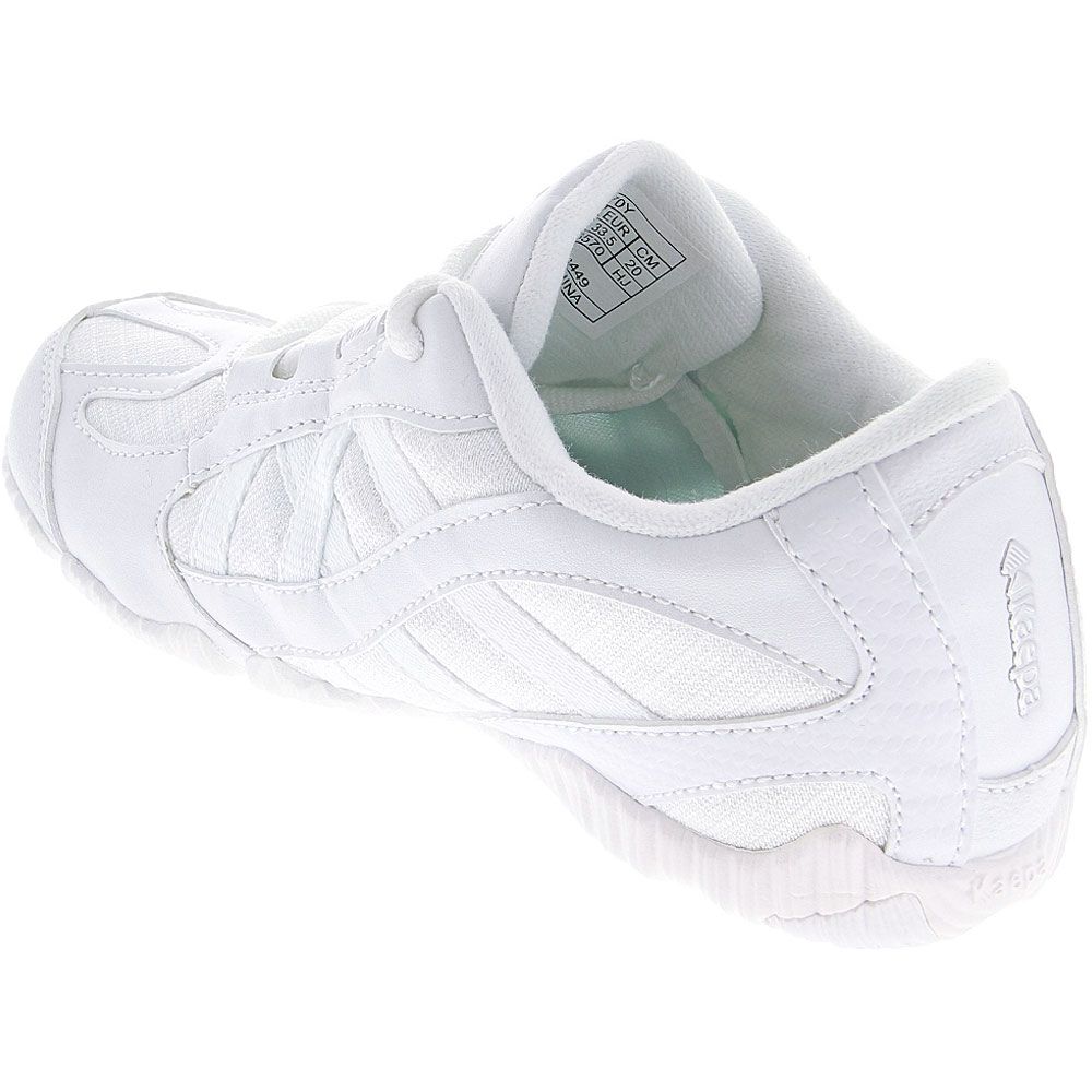 Kaepa Stellarlyte Cheer Shoes - Kids White Back View
