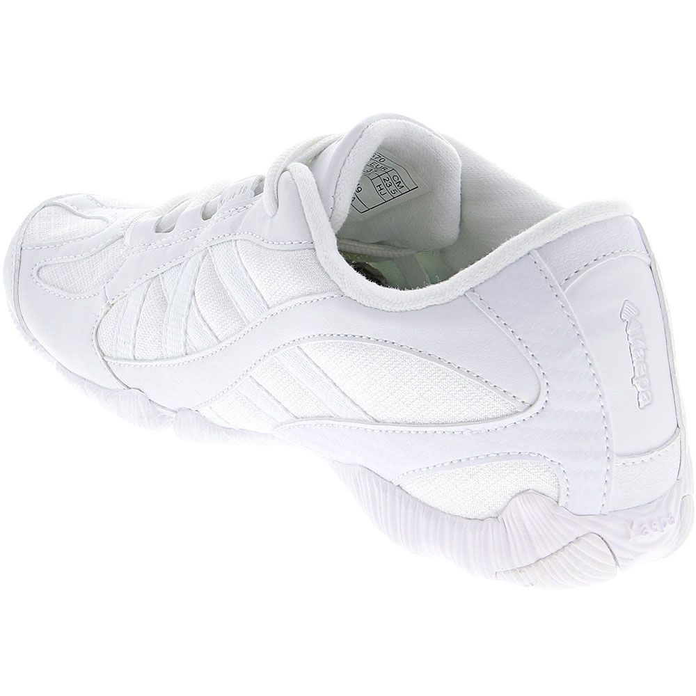 Kaepa Stellarlyte Cheer Shoes - Womens White Back View