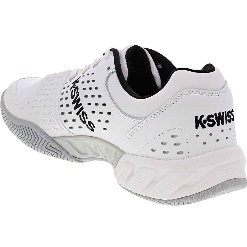K Swiss Bigshot Light 4 Mens Tennis Shoes White Black Back View
