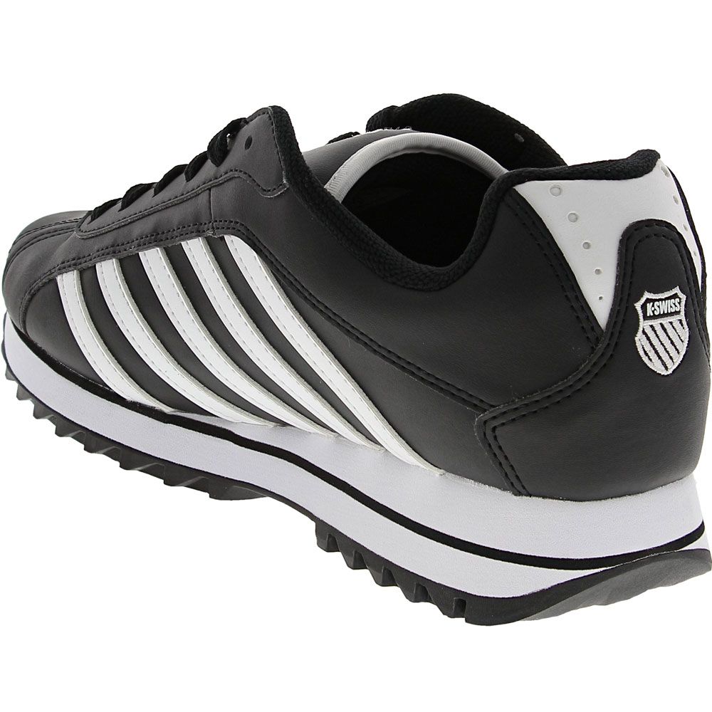 K Swiss Verstaad 2000 Lifestyle Shoes - Mens Black White Back View
