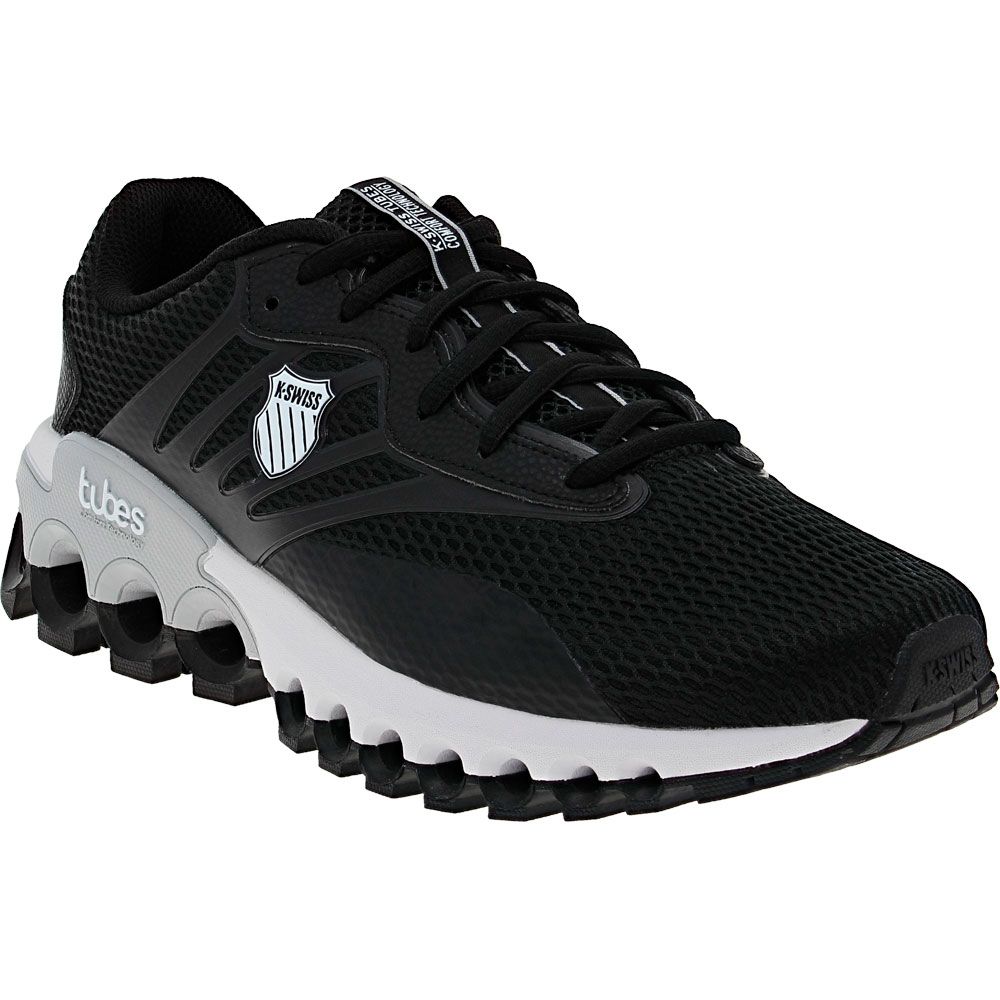 K Swiss Tubes Sport Running Shoes - Mens Black White