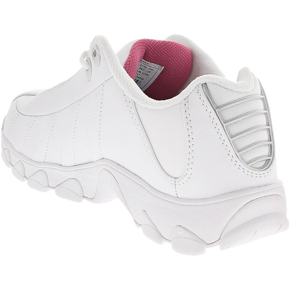 K Swiss St329 Cmf Training Shoes - Womens White Shocking Pink Back View