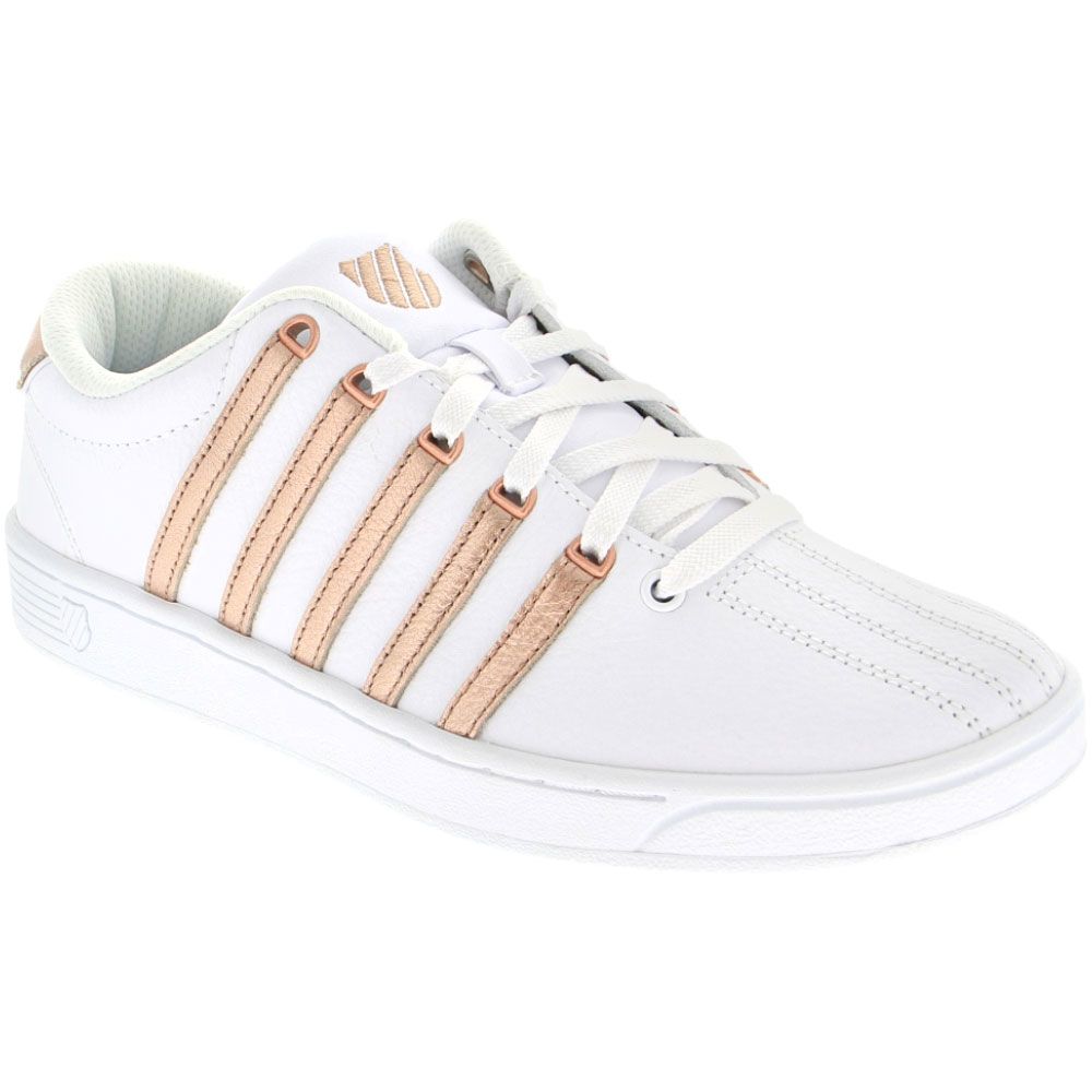 K Swiss Court Pro 2 Cmf Lifestyle Shoes - Womens White Peach Gold