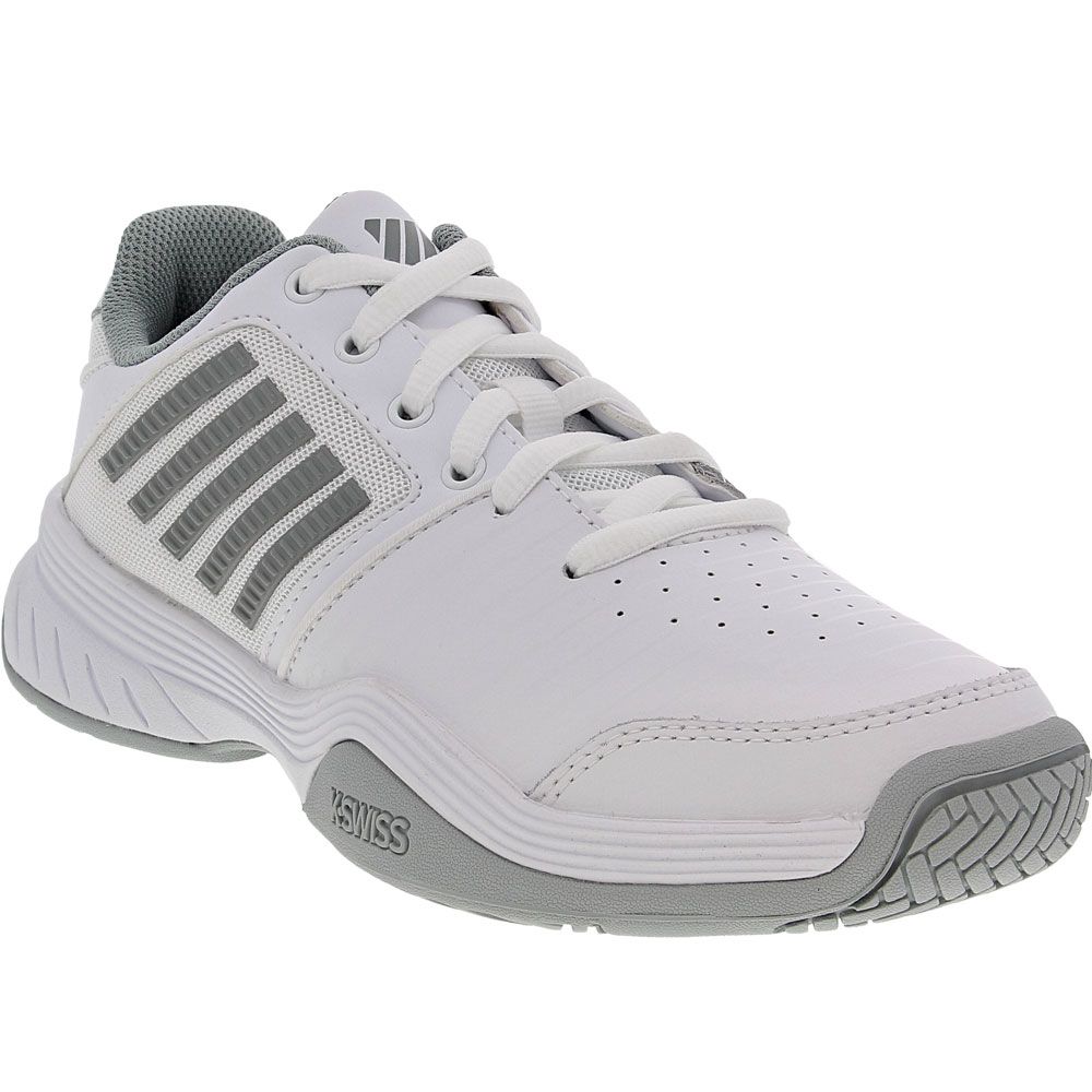 K Swiss Court Express Tennis Shoes - Womens White Grey