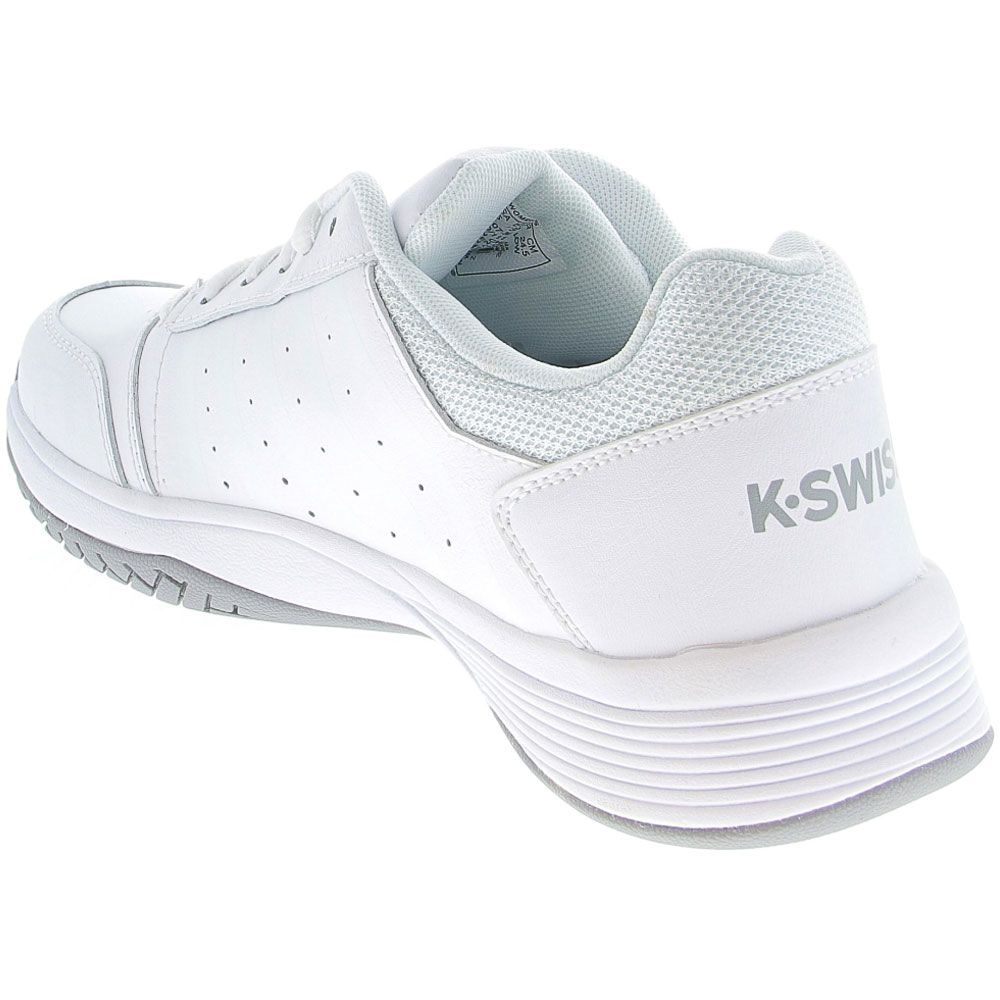 K Swiss Court Smash Tennis Shoes - Womens White Back View