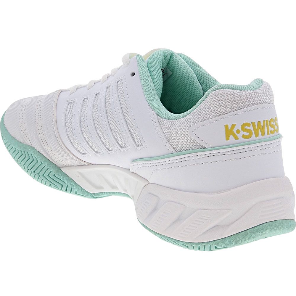 K Swiss Bigshot Light 4 Tennis Shoes - Womens White Blue Back View