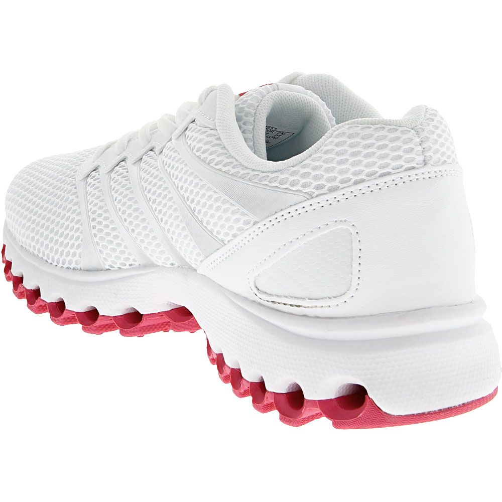 K Swiss Tubes Comfort 200 Running Shoes - Womens White Pink Back View