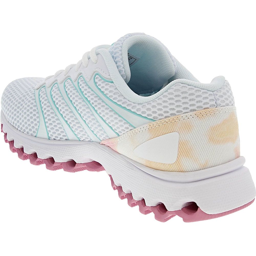 K Swiss Tubes Comfort 200 Running Shoes - Womens White Orchard Back View