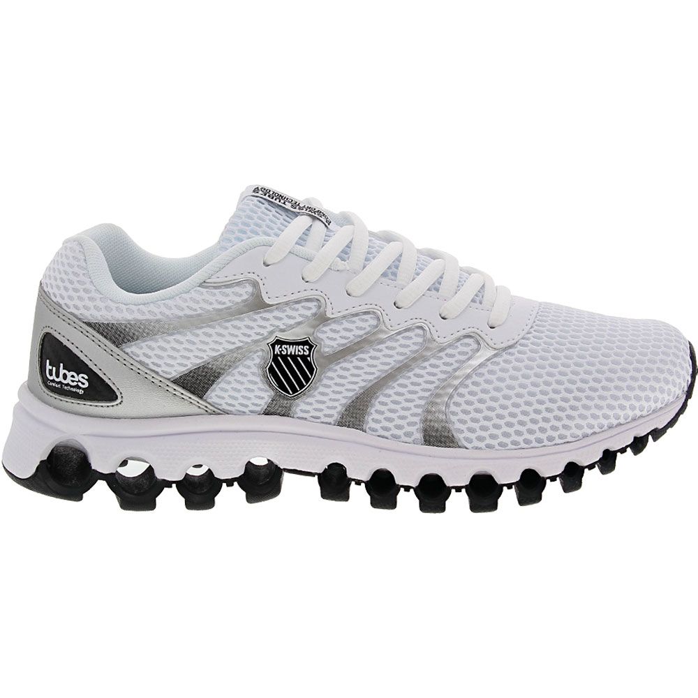 'K Swiss Tubes Comfort 200 Running Shoes - Womens White Silver