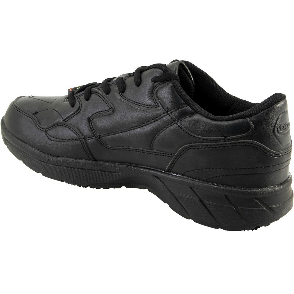 LaForst Non Slip Athletic Non-Safety Toe Work Shoes - Womens Black Back View