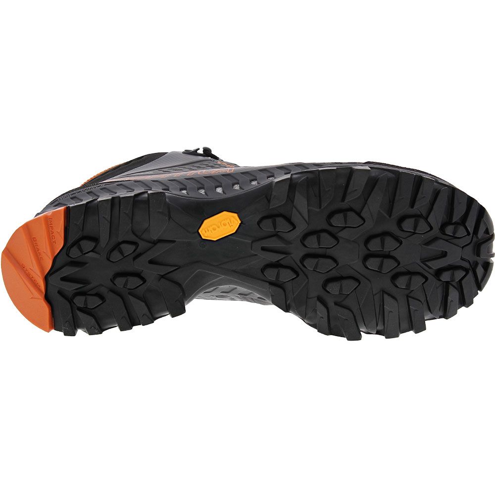 La Sportiva Stream Gtx Hiking Boots - Mens Black Orange Sole View