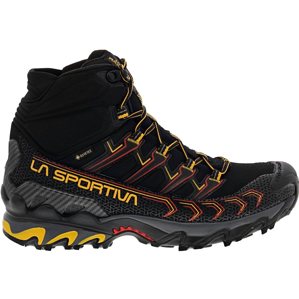 La Sportiva Ultra Raptor II Mid Gt Hiking Boots - Mens Black Yellow