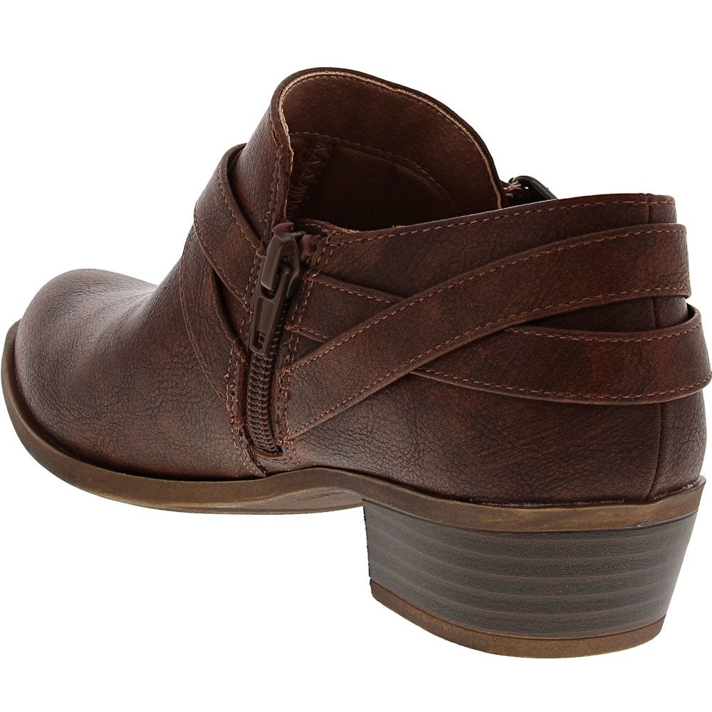 Life Stride Adley Shootie Boots Shoes - Womens Whiskey Back View