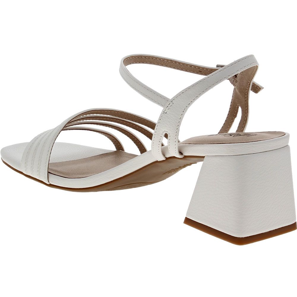 Life Stride Celebrate Sandals - Womens White Back View