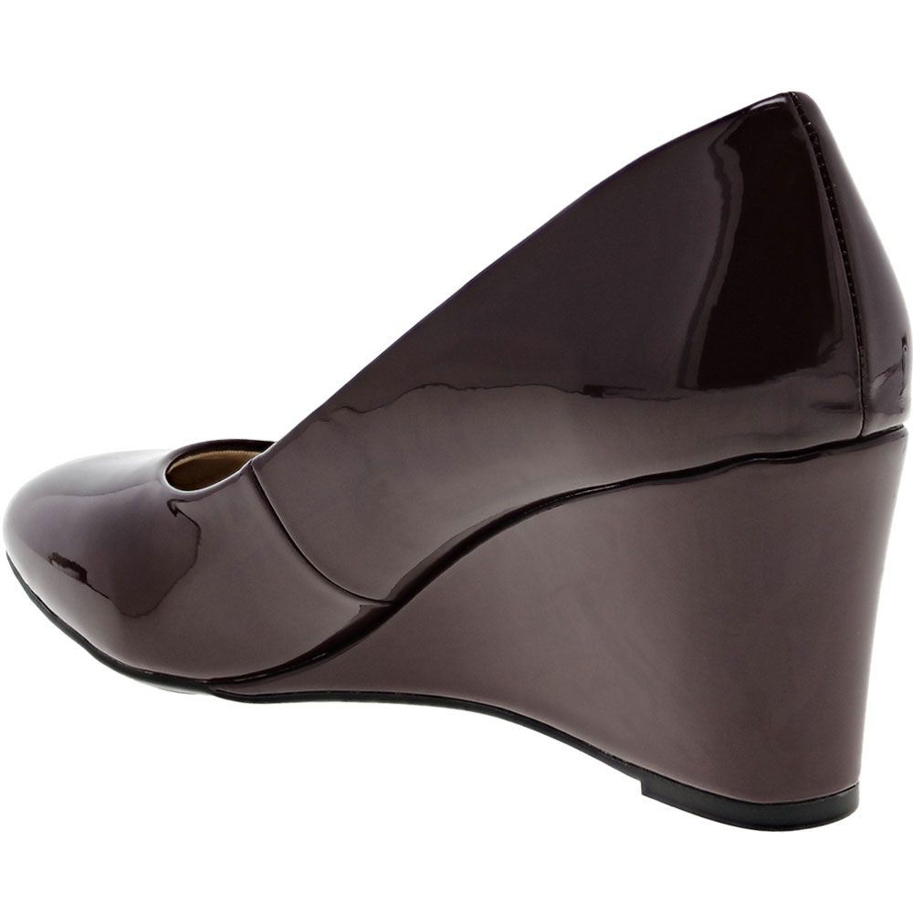 Life Stride Gio Wedge Dress Shoes - Womens Pinot Noir Back View