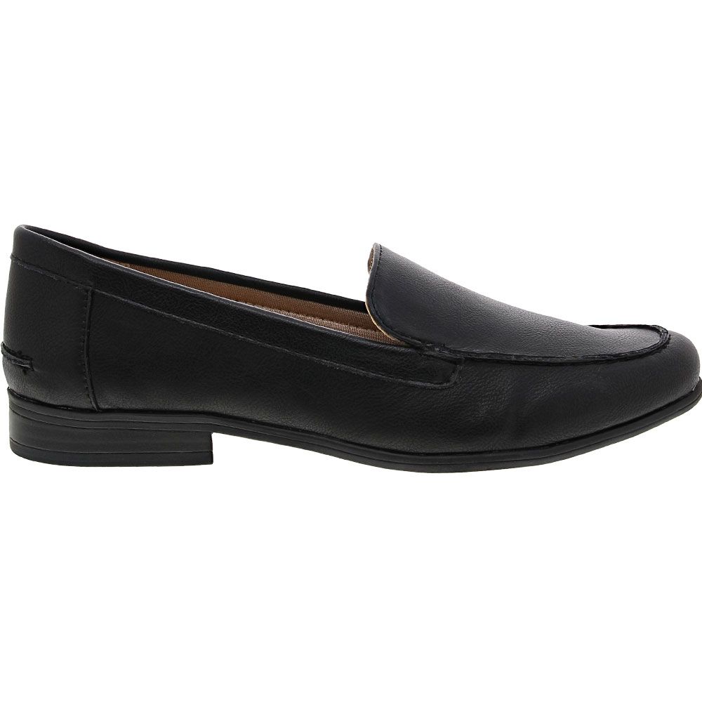 Life Stride Margot Loafer Womens Casual Dress Shoes Black Side View