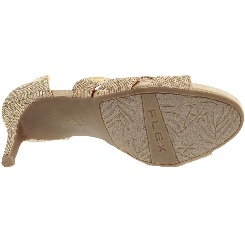 Life Stride Mega Dress Shoes - Womens Gold Sole View