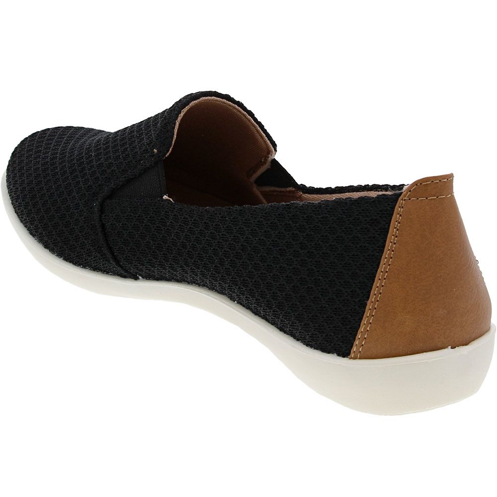 Life Stride Next Level Slip on Casual Shoes - Womens Black Back View