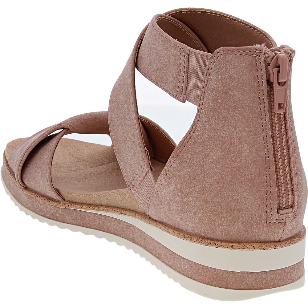 Life Stride Zoom Sandals - Womens Blush Back View