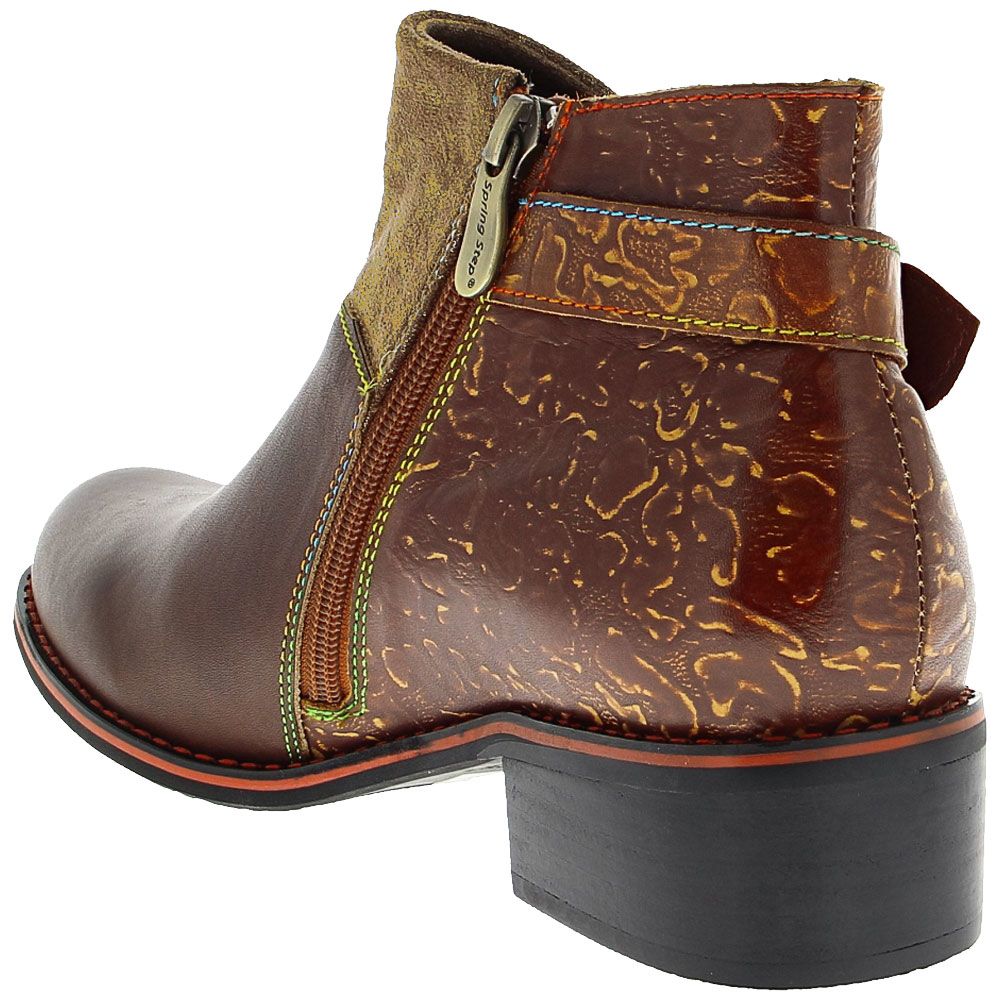 L'Artiste Tiatia Casual Boots - Womens Brown Back View