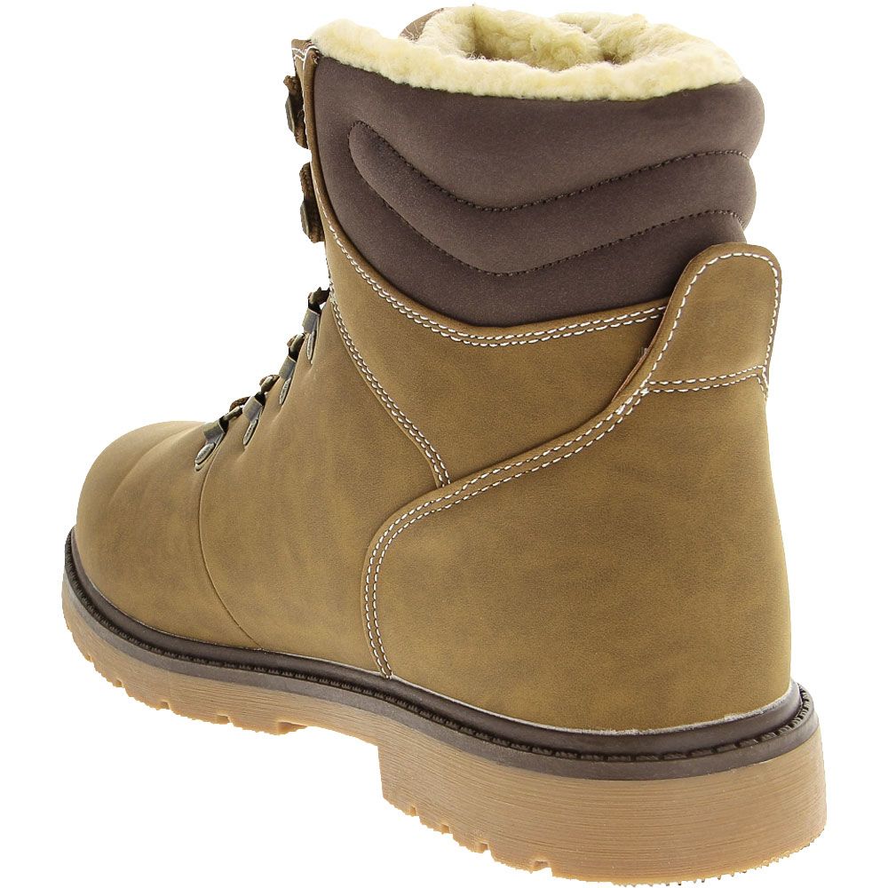 Lugz Grotto Fleece Casual Boots - Mens Brown Back View