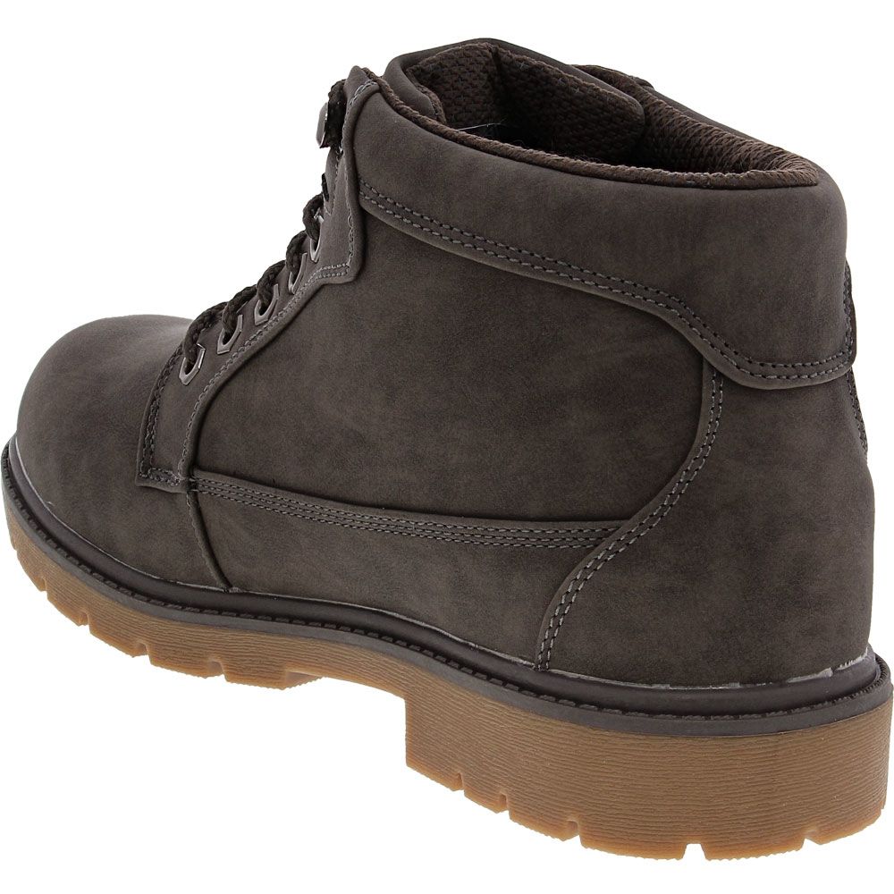 Lugz Mantle Mid Mens Casual Boots Dark Grey Gum Back View