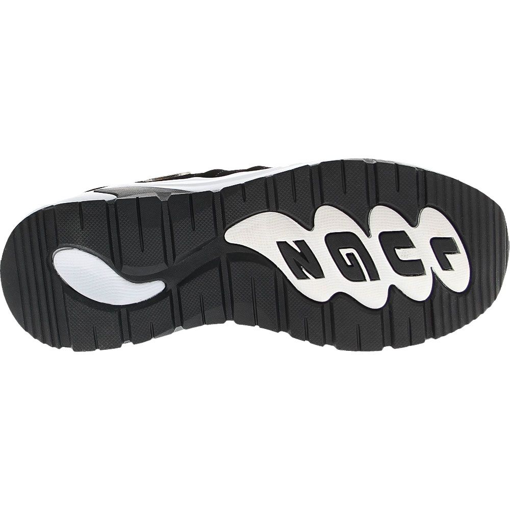 Lugz Vulcan Lifestyle Shoes - Mens Black White Sole View