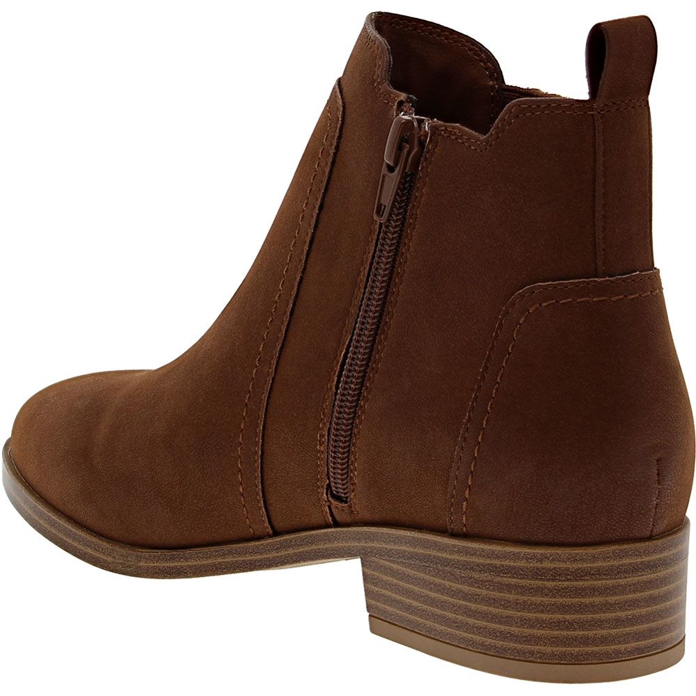 Mia Belle Casual Boots - Womens Cognac Back View