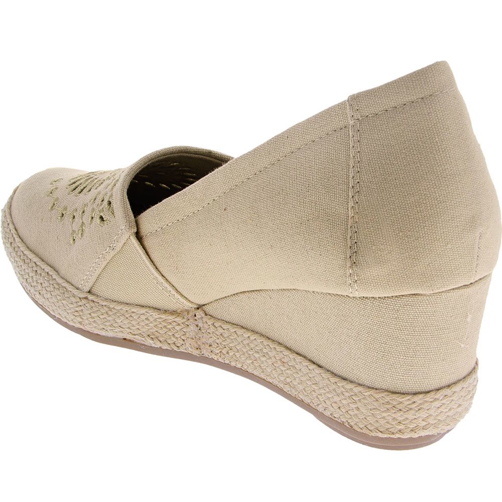 Mia Franki Slip on Casual Shoes - Womens Natural Back View