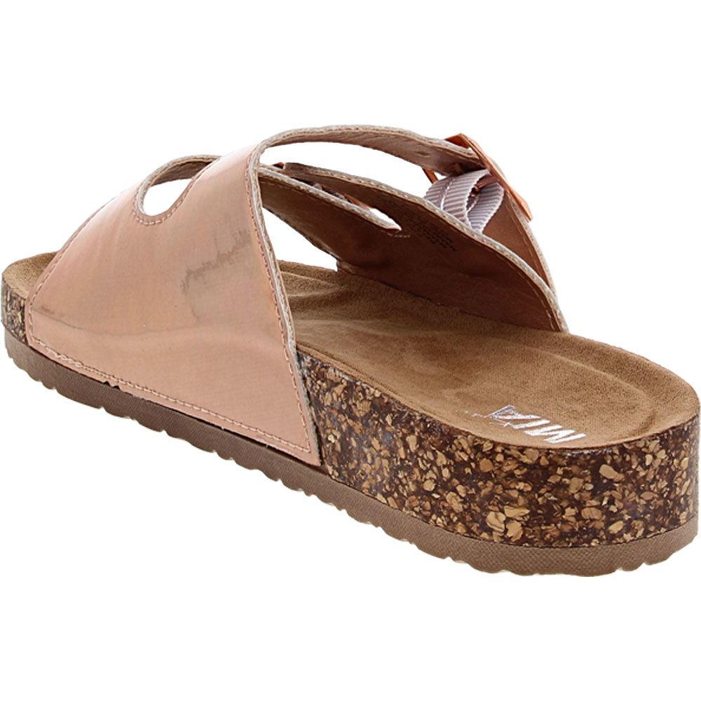 Mia Belky K Girls Sandals Rose Gold Back View
