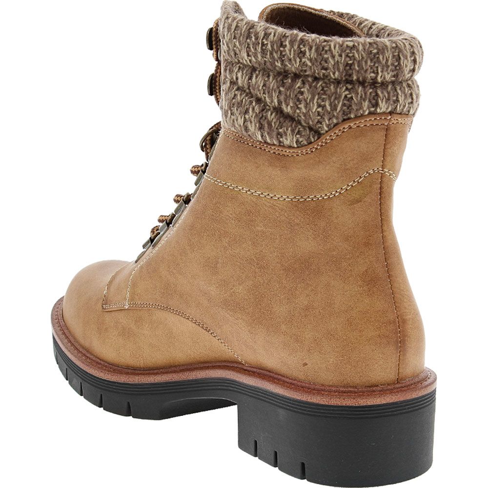 Mia Regis Casual Boots - Womens Natural Back View