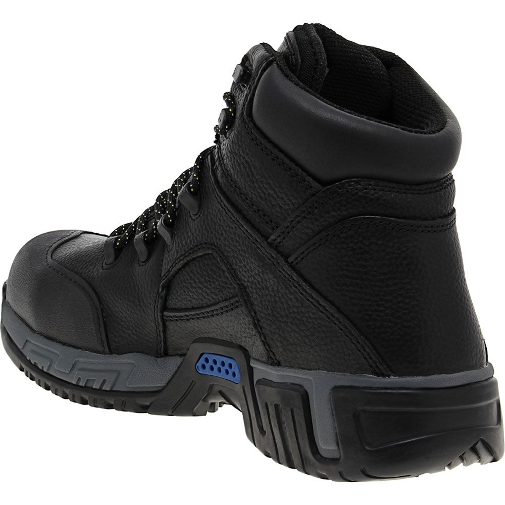Michelin HydroEdge Steel Toe Work Boots - Mens Black Back View