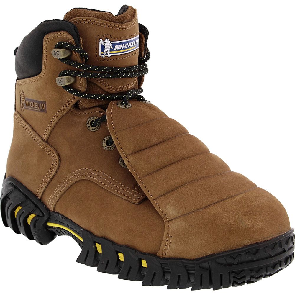 Michelin Sledge Steel Toe Work Boots - Mens Rough Brown