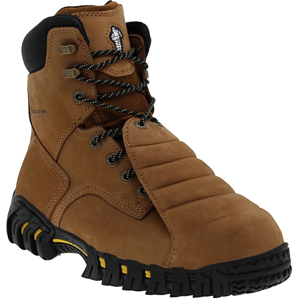 Michelin Xpx781 Safety Toe Work Boots - Mens Rough Brown