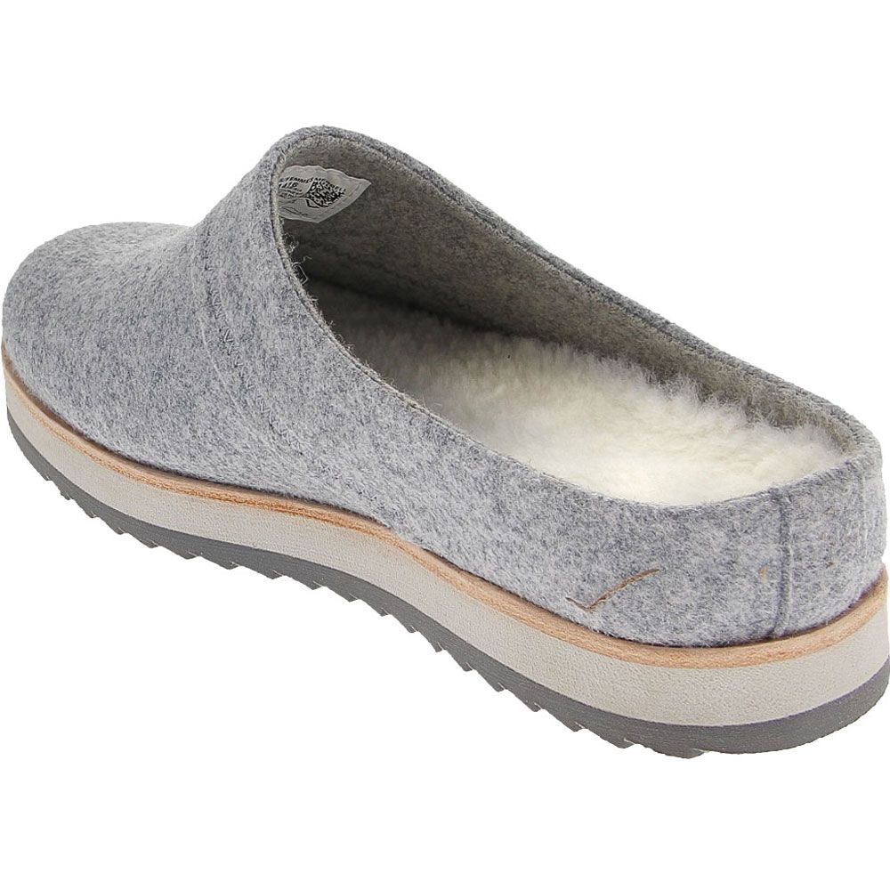 Merrell Juno Clog Wool Slip on Casual Shoes - Womens Charcoal Back View
