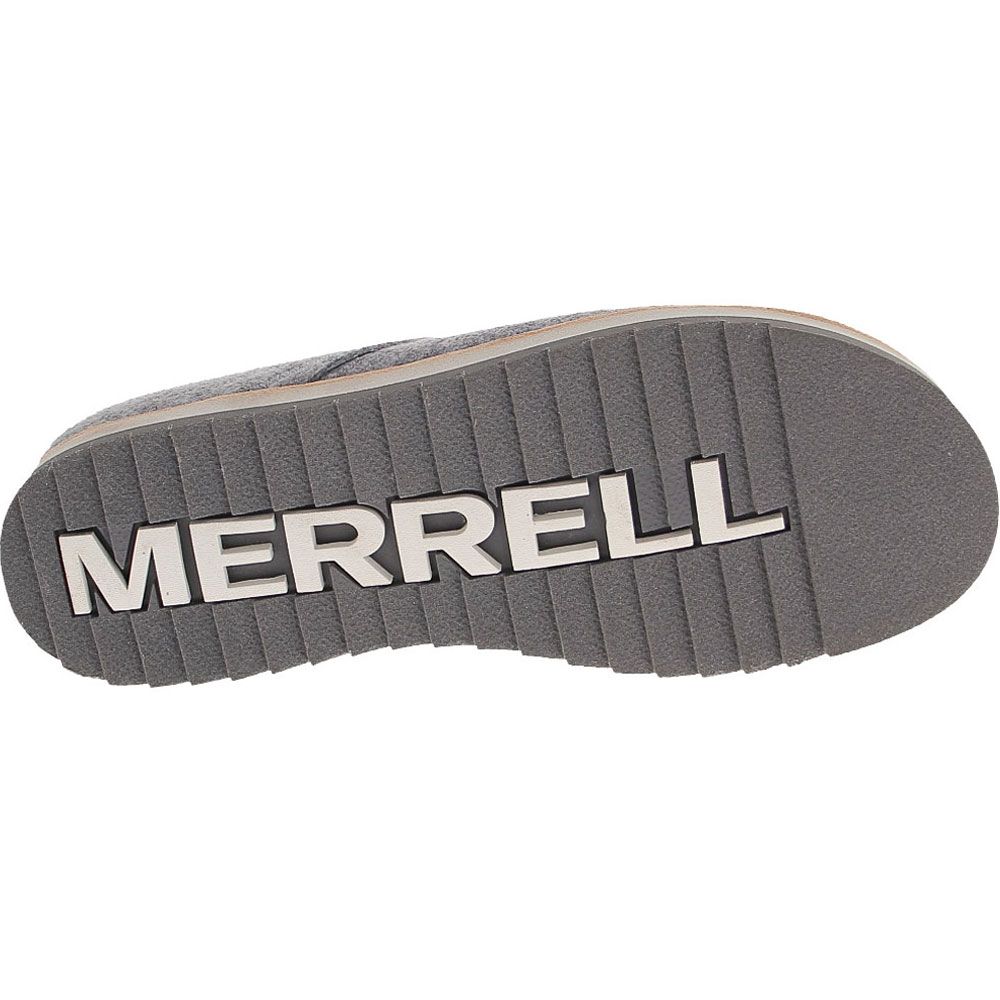 Merrell Juno Clog Wool Slip on Casual Shoes - Womens Charcoal Sole View