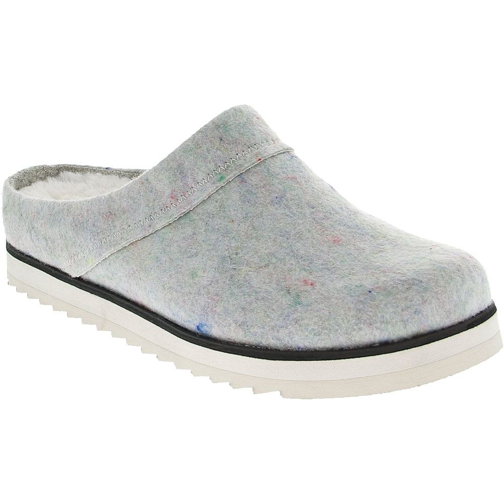 Merrell Juno Clog Wool Slip on Casual Shoes - Womens Silver