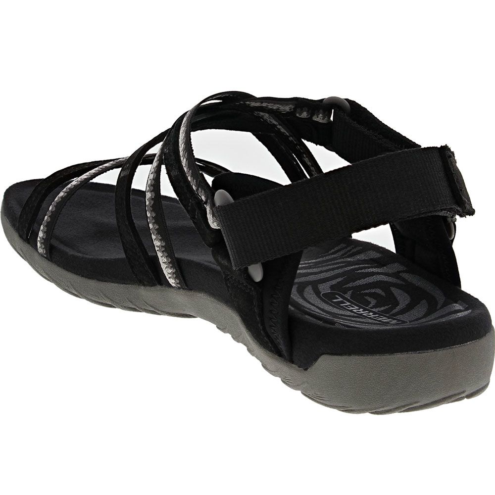 Merrell Terran 3 Cush Lattice Sandals - Womens Black Back View