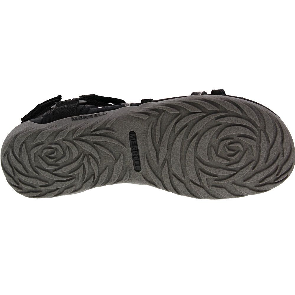 Merrell Terran 3 Cush Lattice Sandals - Womens Black Sole View