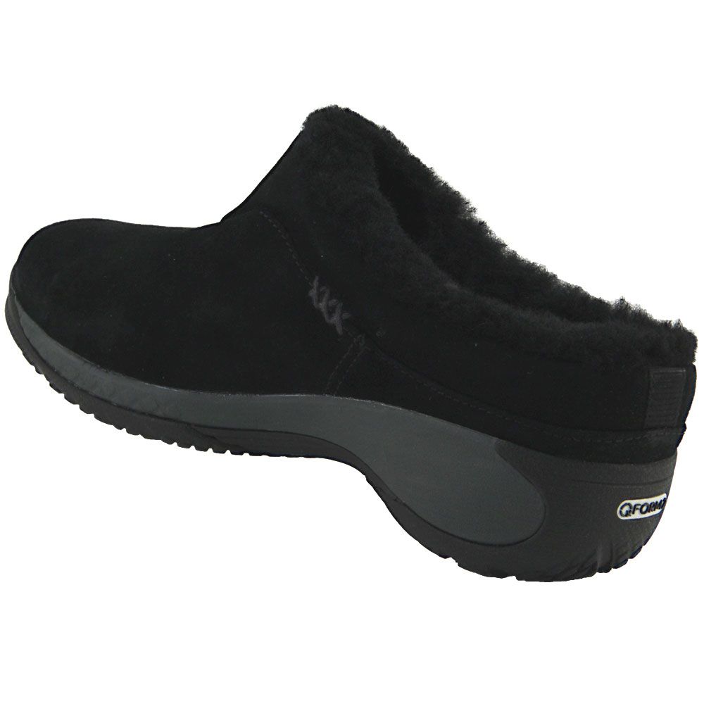 Merrell Encore Q2 Ice Clogs Casual Shoes - Womens Black Back View