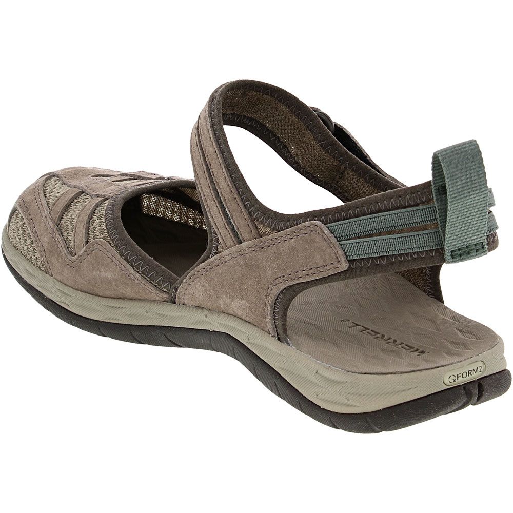 Merrell Siren 2 Wrap Sandals - Womens Taupe Back View