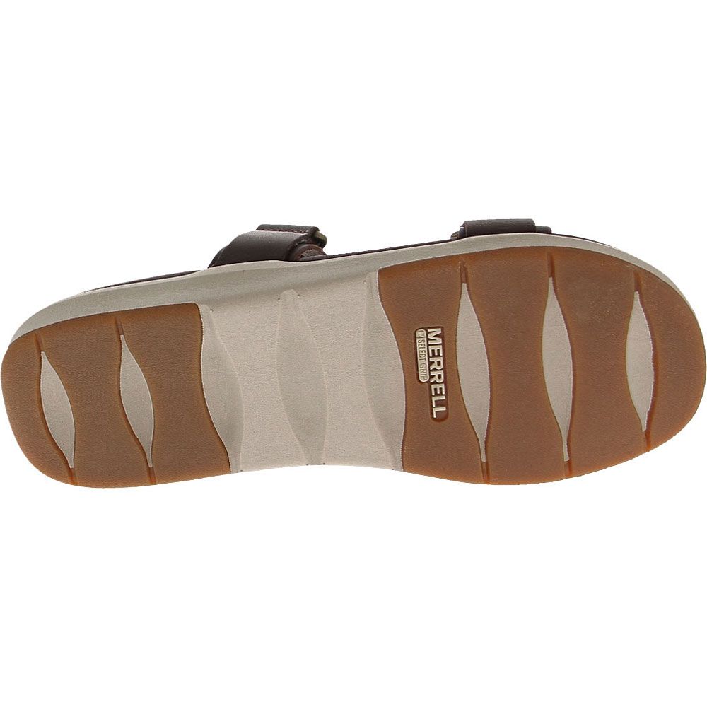Merrell Kalari Shaw Slide Sandals - Womens Brown Sole View