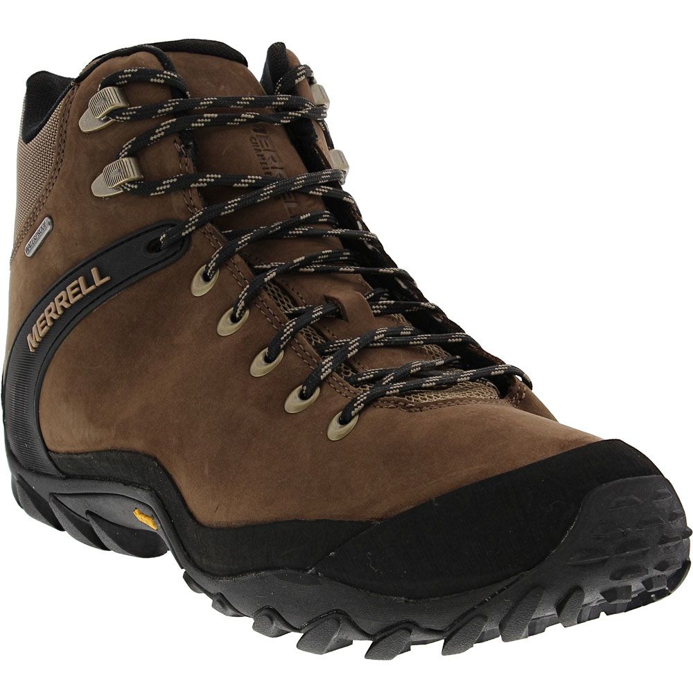 Merrell Chameleon 8 Leather Hiking Boots - Mens Brown
